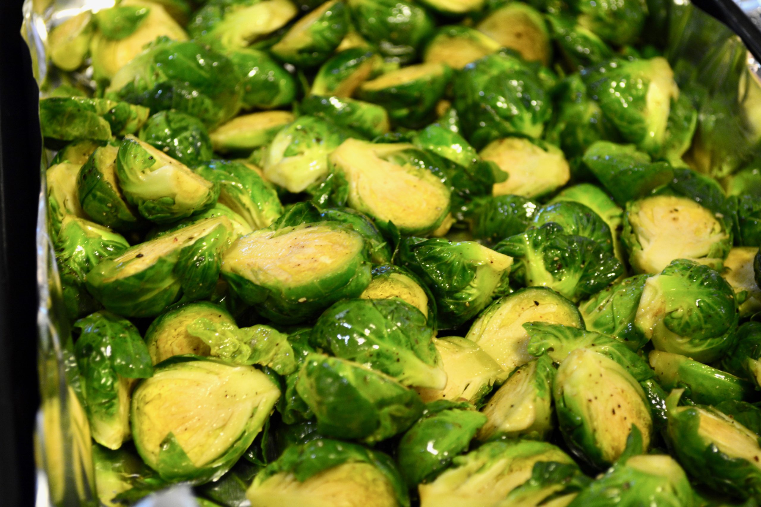 Crisp Roasted Balsamic Brussel Sprouts