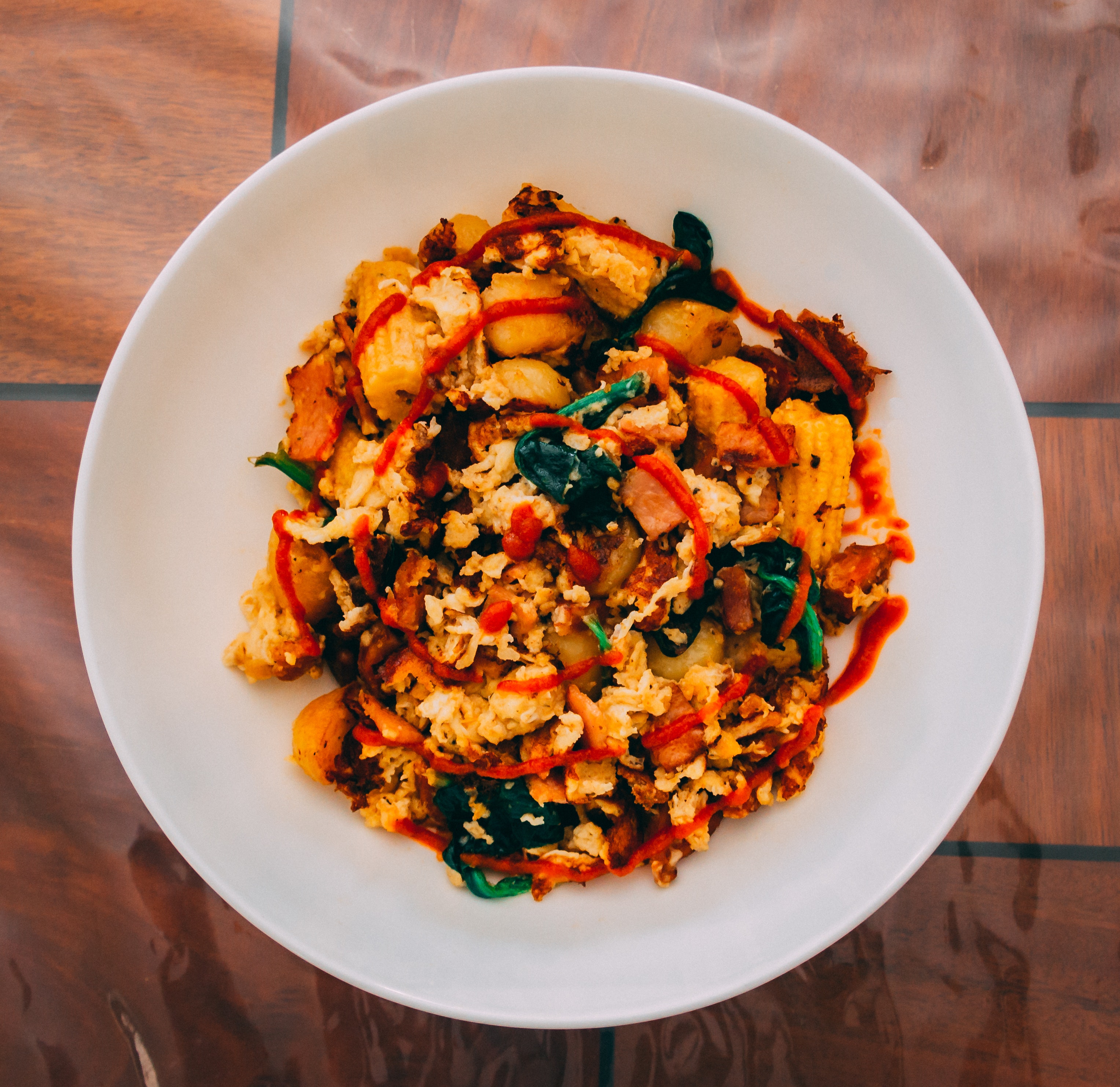 tempeh & sweet potato buddha bowl