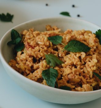 Creamy Vegan Mushroom Risotto
