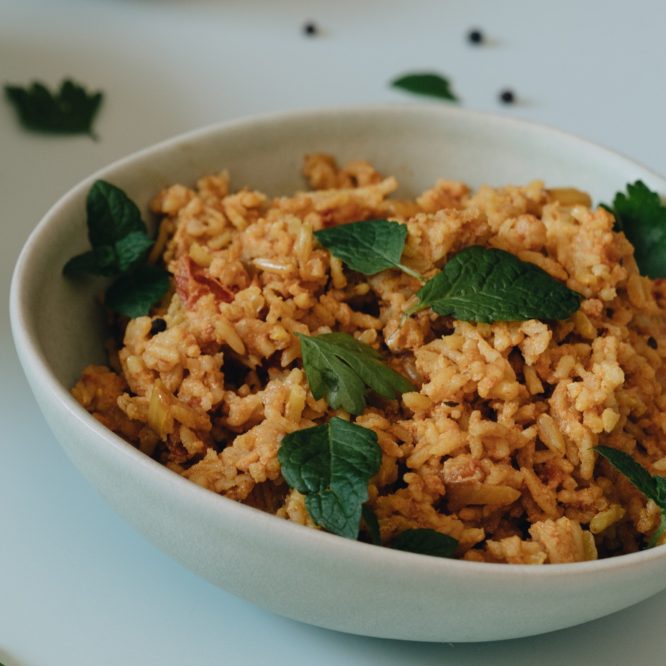Creamy Vegan Mushroom Risotto