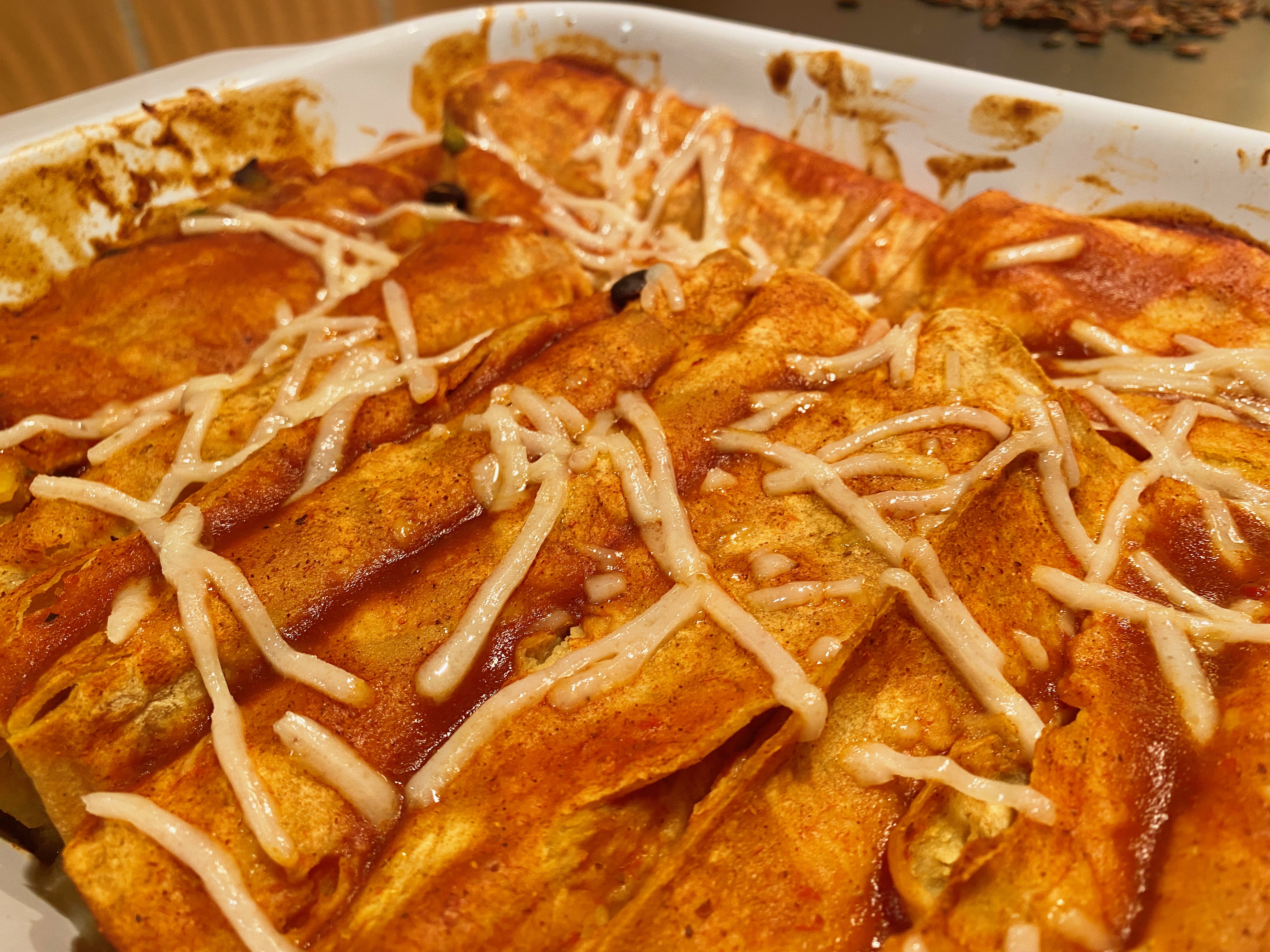 Vegan & Plant-Based Butternut Squash Enchiladas