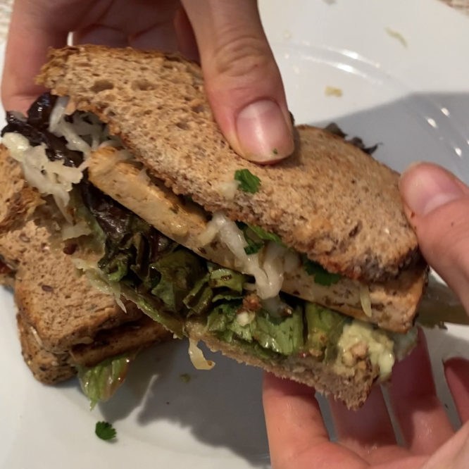 The Best Vegan Tofu Sandwich
