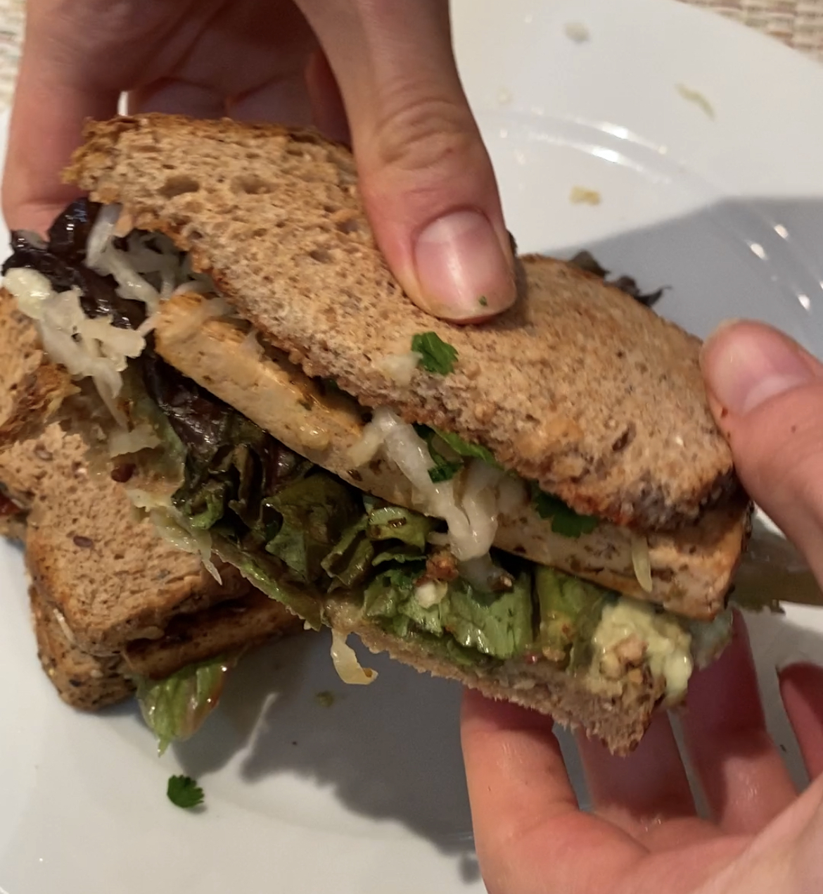 The Best Vegan Tofu Sandwich